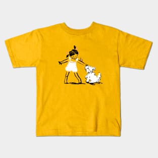 A Girl and her friends Kids T-Shirt